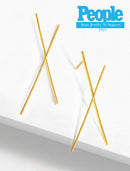 CHOPSTICK Long Earrings | 18K Gold Over Sterling Silver