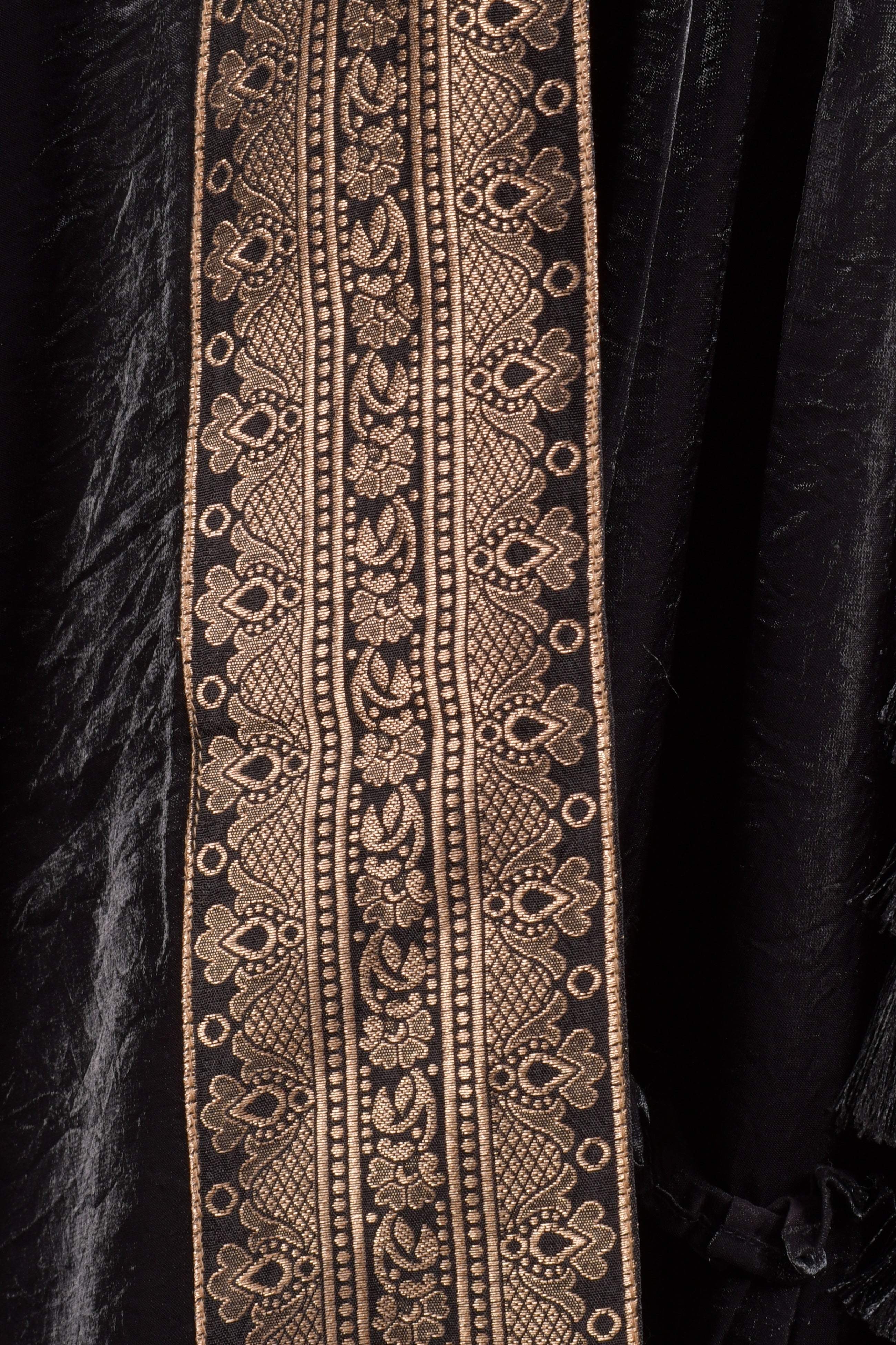 Ciara Black Tiered Lehenga Choli Set