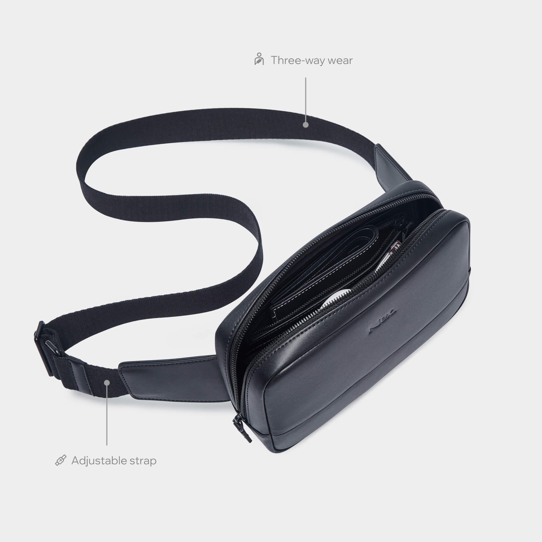 Crossbody - Hawaii Edition | Punaluu Obsidian, Nex Ones Only