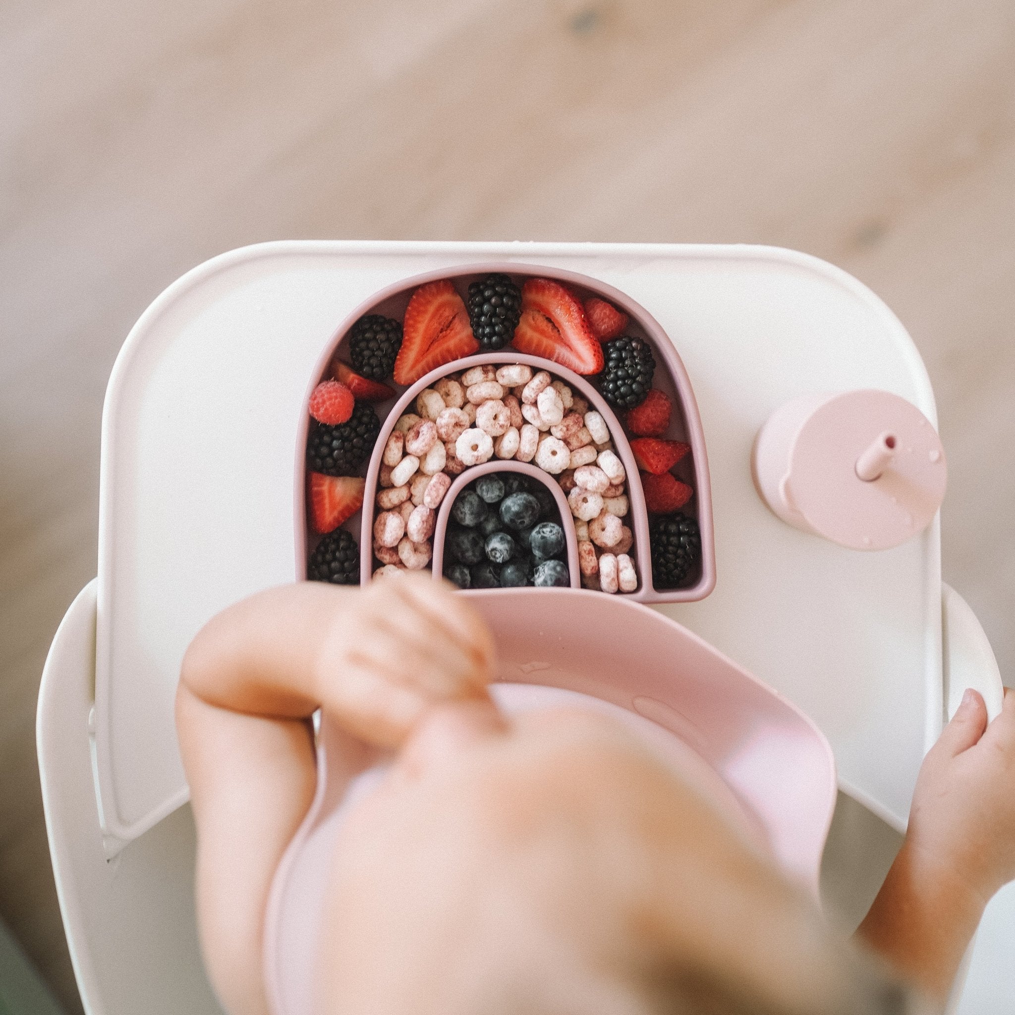 Rainbow Plate - Cultr. by Created for Culture asianowned aapimarketplace asianownedkids asianownedkidsproducts asianownedbrands