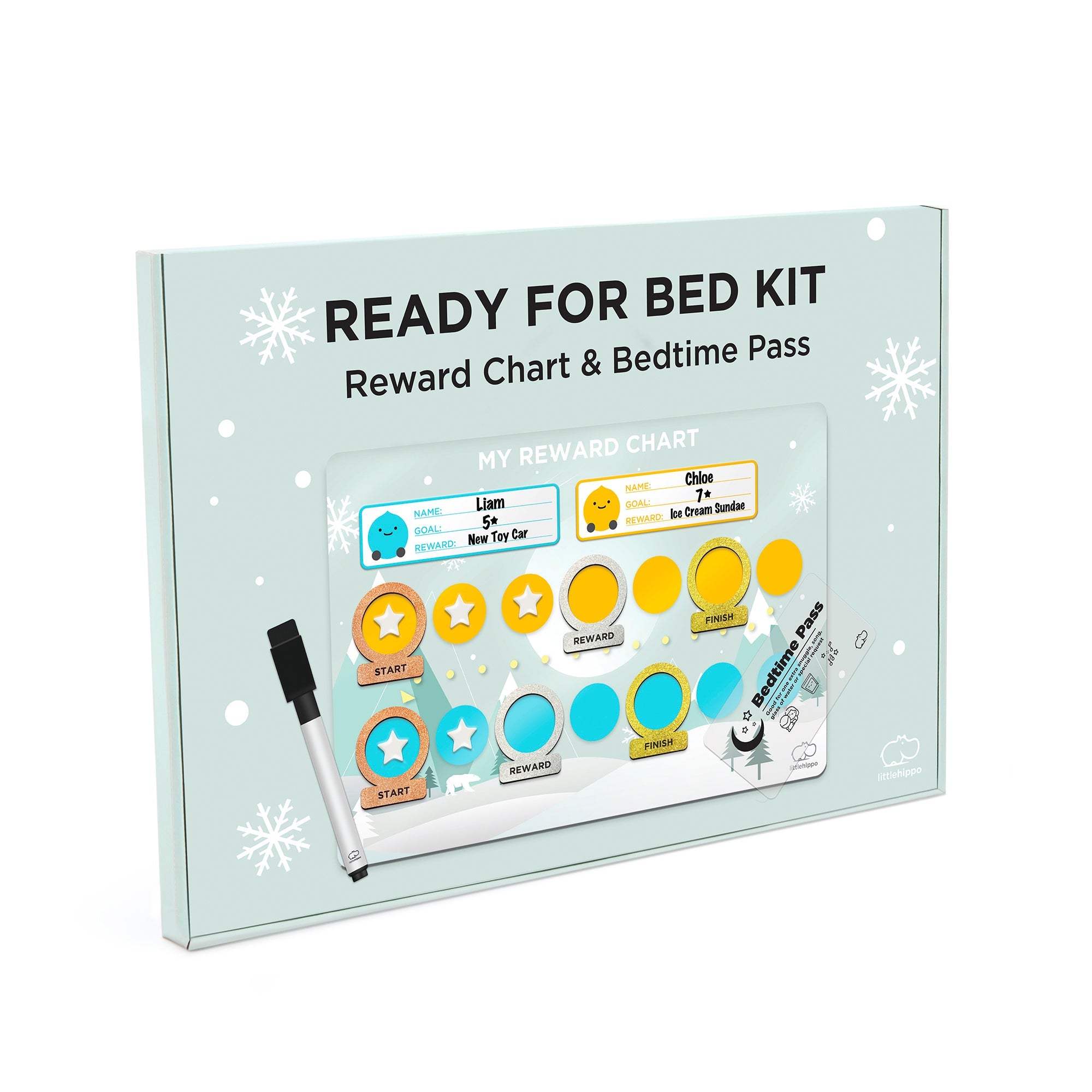 Ready for Bed Kit - Reward Chart and Bedtime Pass - Cultr. by Created for Culture asianowned aapimarketplace asianownedkids asianownedkidsproducts asianownedbrands