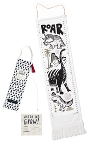 Canvas Growth Chart - Dinos - Cultr. by Created for Culture asianowned aapimarketplace asianownedkids asianownedkidsproducts asianownedbrands