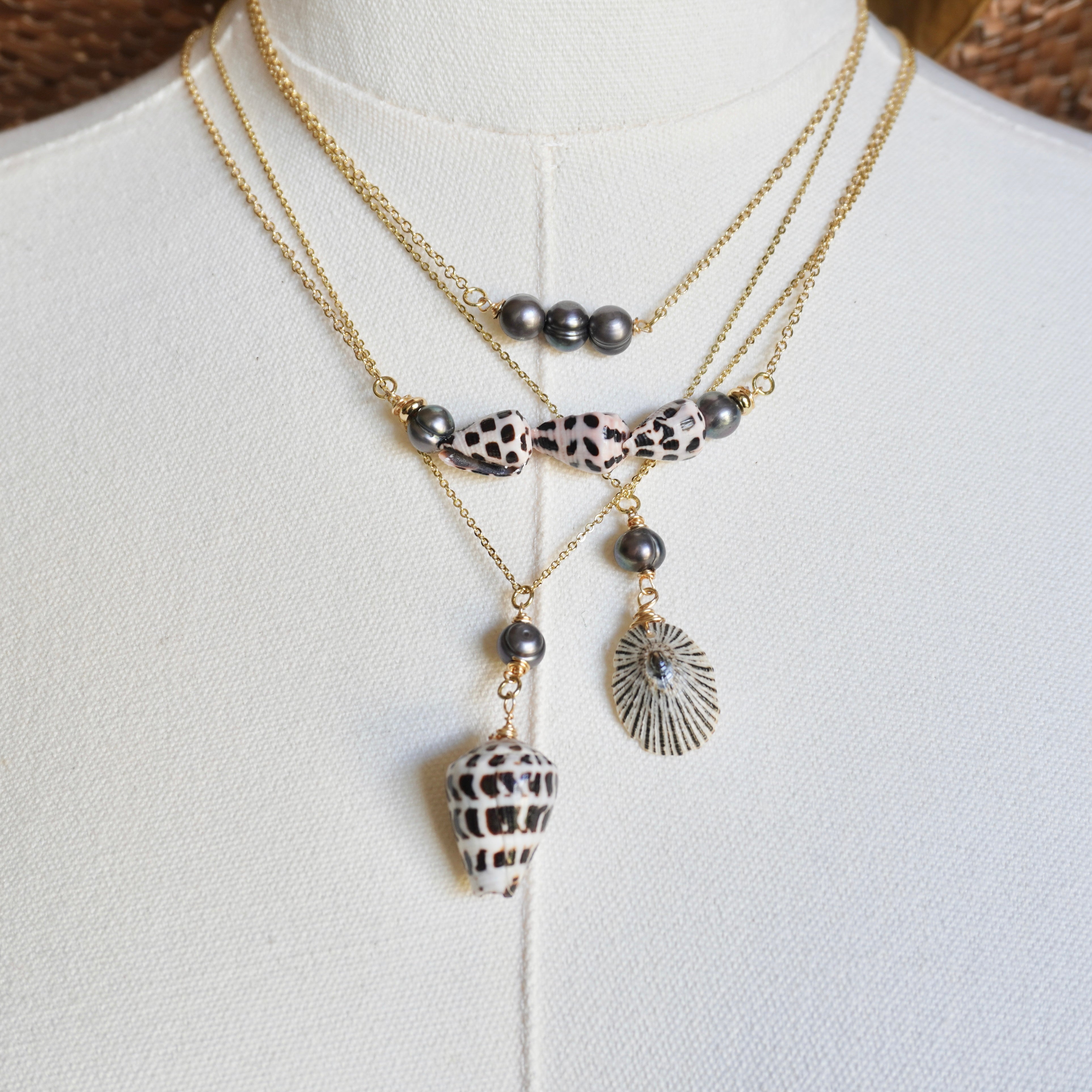 Coco Eve Tahitian Pearl Drop Necklaces