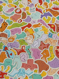 Kawaii Creatures Cute Cluster Puzzle (signed) - Cultr. by Created for Culture Pikarar #aapimarketplace# #asianownedproduct#
