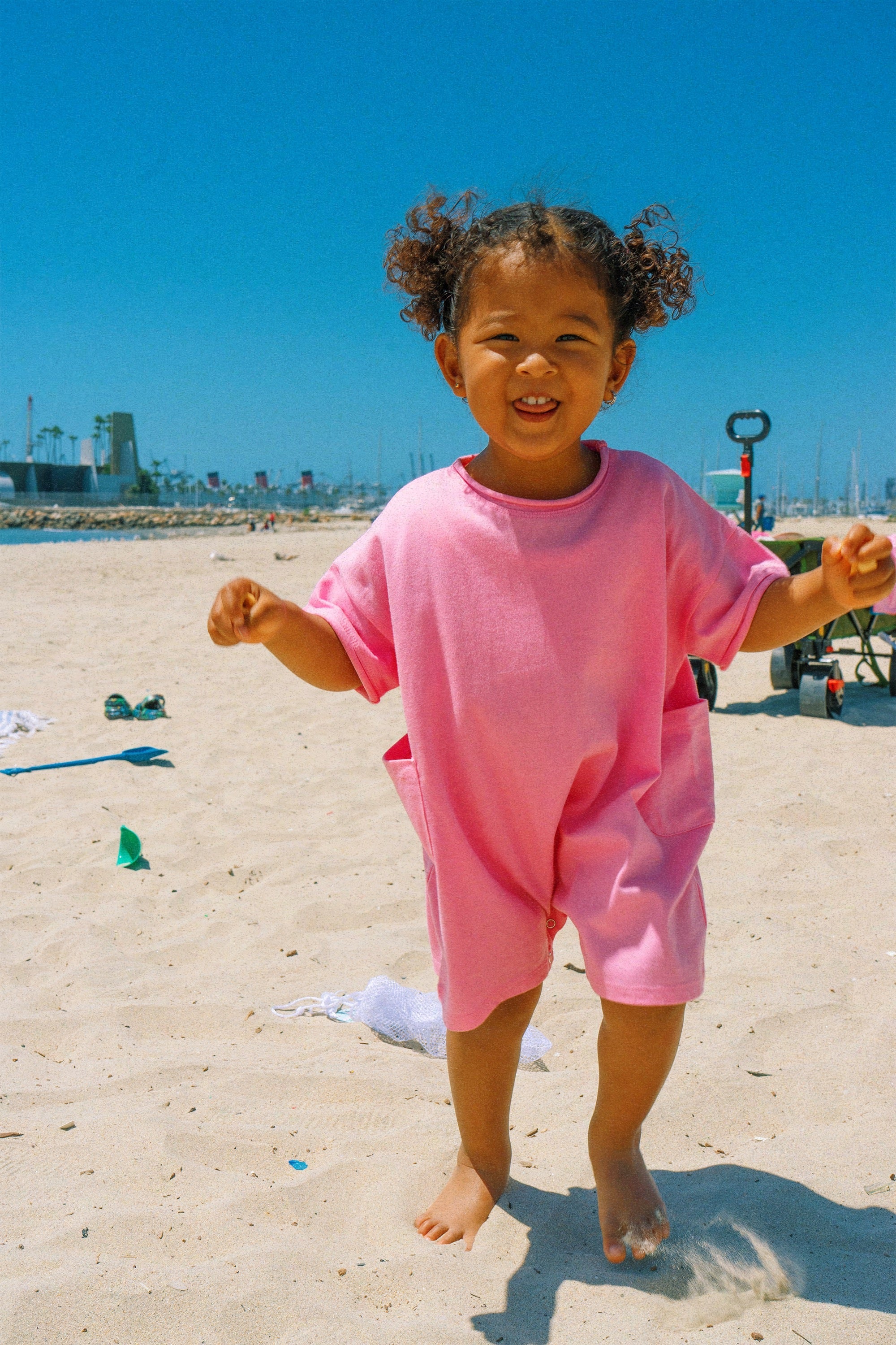 ☀️ Organic Play Suit - Pink