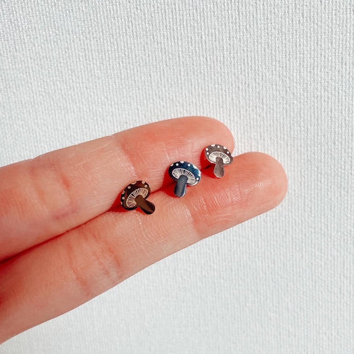 Groovy, funky & fun set- 3 pairs of earring studs
