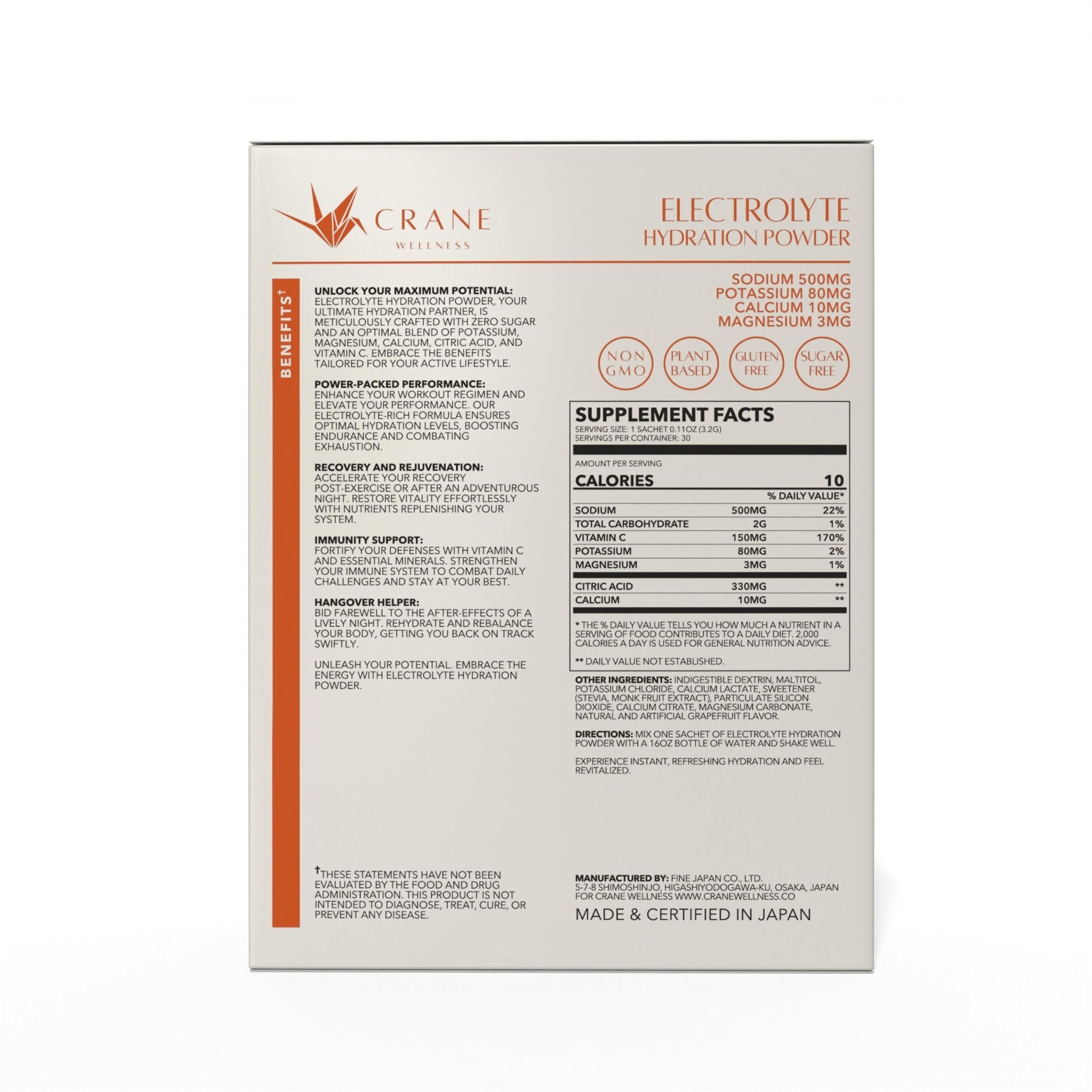 Electrolyte Hydration Powder - Cultr. by Created for Culture asianowned aapimarketplace asianownedkids asianownedkidsproducts asianownedbrands