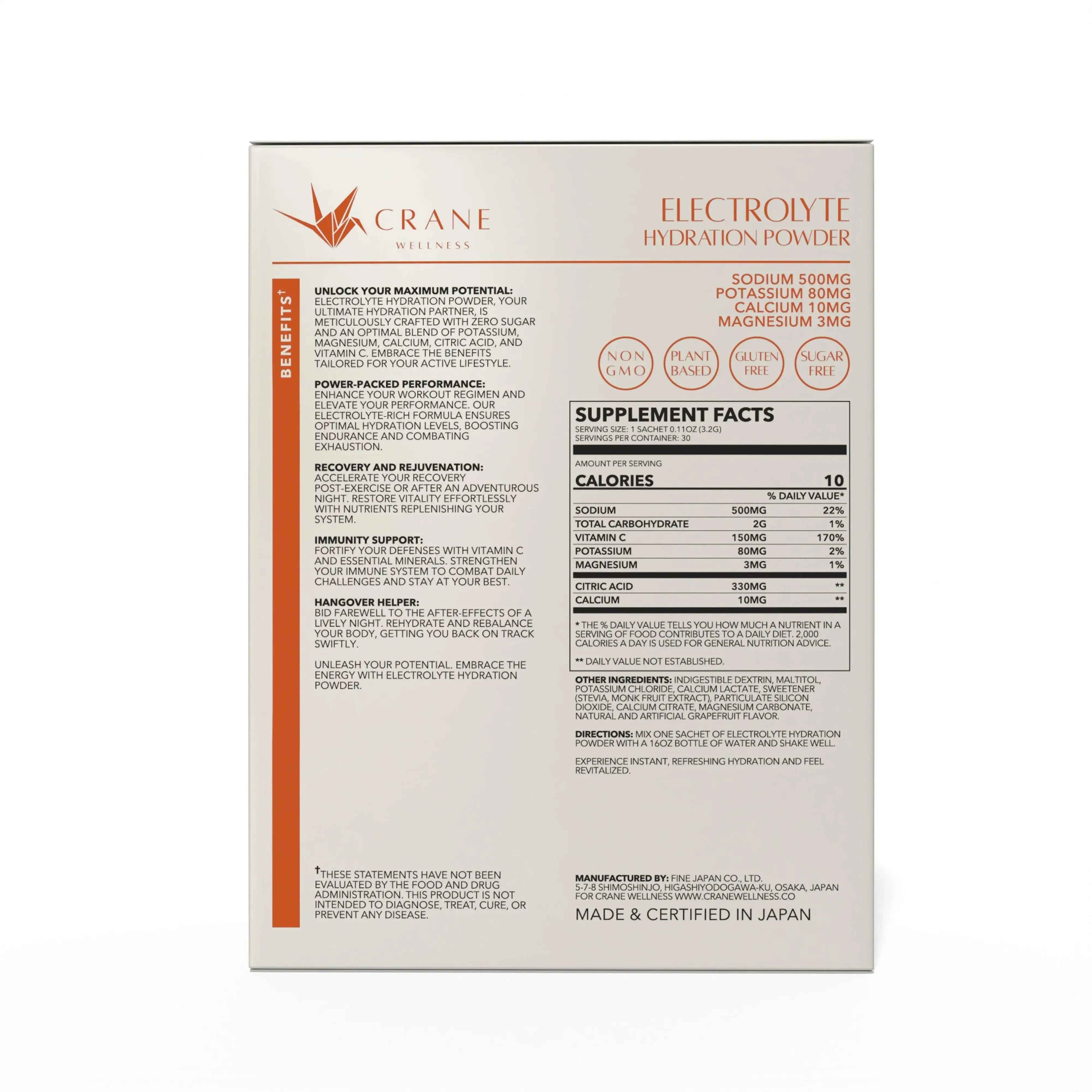 Electrolyte Hydration Powder