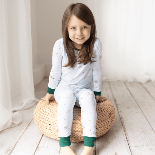 Two Piece Pajamas in Elephant - Cultr. by Created for Culture asianowned aapimarketplace asianownedkids asianownedkidsproducts asianownedbrands
