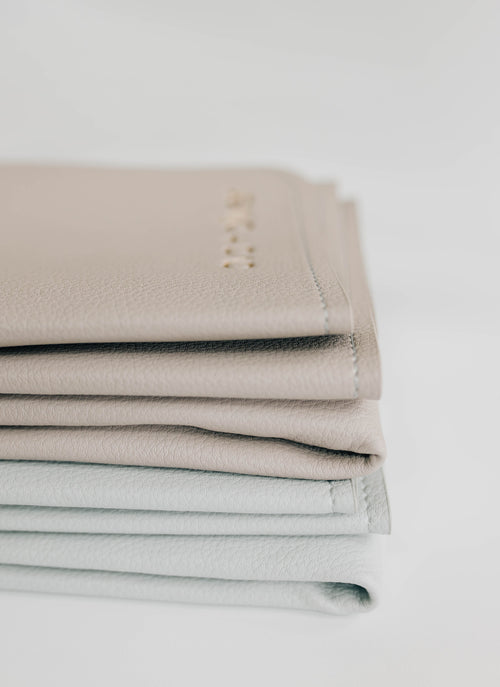 Vegan Leather Changing Mat | Grey