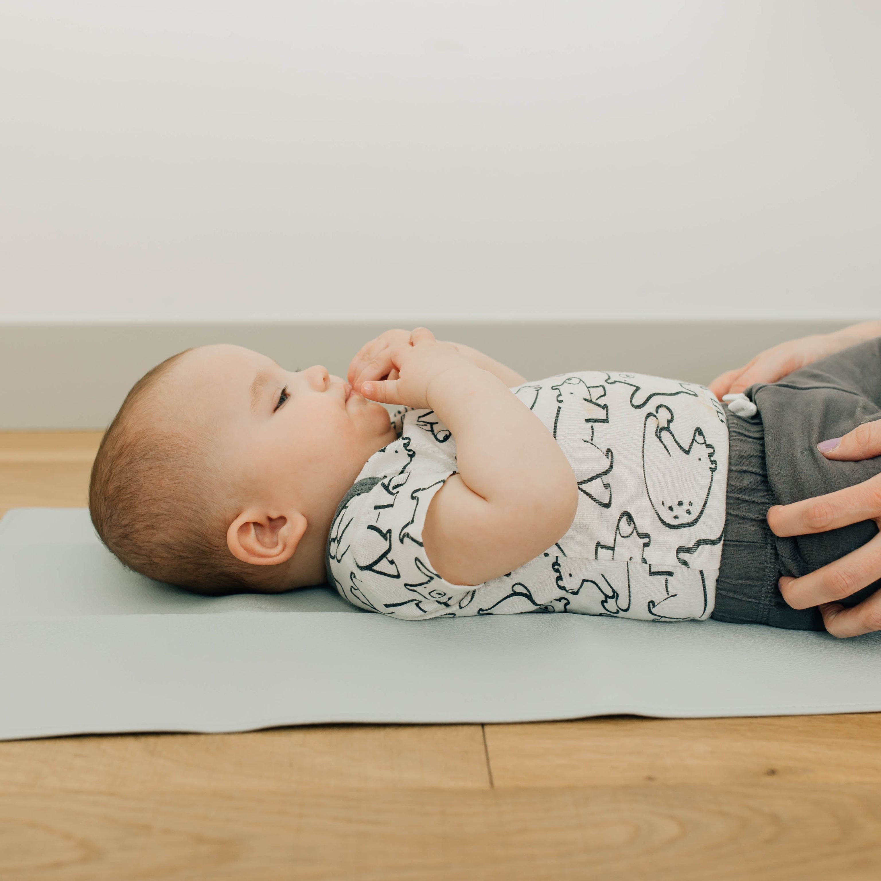 Vegan Leather Changing Mat | Cream