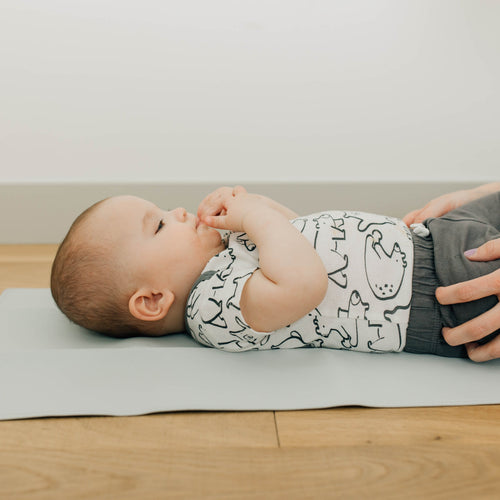 Vegan Leather Changing Mat | Cream