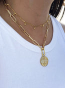 RICE Bead Chain Minimalist Necklace