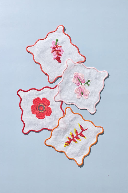Flores Cocktail Napkin