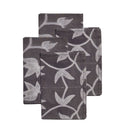 Folio Black Handcrafted Shibori Print Cotton Table Napkins ( set of 4 )