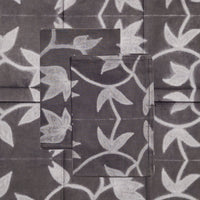 Folio Black Handcrafted Shibori Print Cotton Table Napkins ( set of 4 )