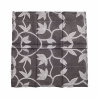 Folio Black Handcrafted Shibori Print Cotton Table Napkins ( set of 4 )