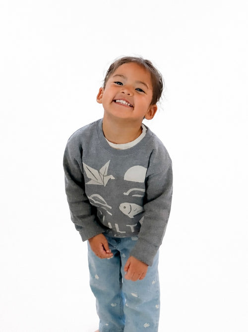 CULTR Kids Icons Fleece Crewneck