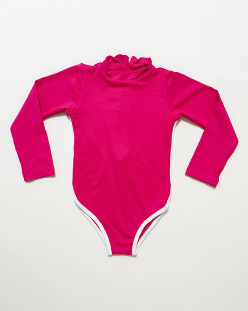 Lola One Piece Kids Swimsuit - Pitaya