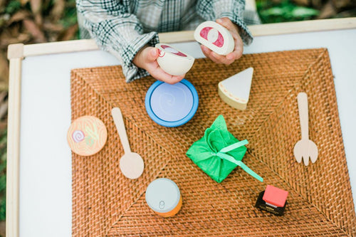 MORE Keiki Kaukau Play Food Set - Cultr. by Created for Culture asianowned aapimarketplace asianownedkids asianownedkidsproducts asianownedbrands