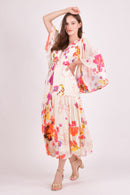 Grasie Floral Ruffle Maxi Dress