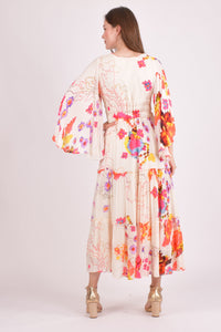 Grasie Floral Ruffle Maxi Dress