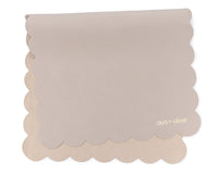 Vegan Leather Changing Mat | Grey Scallop - Cultr. by Created for Culture asianowned aapimarketplace asianownedkids asianownedkidsproducts asianownedbrands