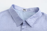 Dori Brocade Straight Collar Shirt