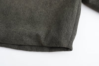 Han Patchwork Double Fleece Layer Hoodie