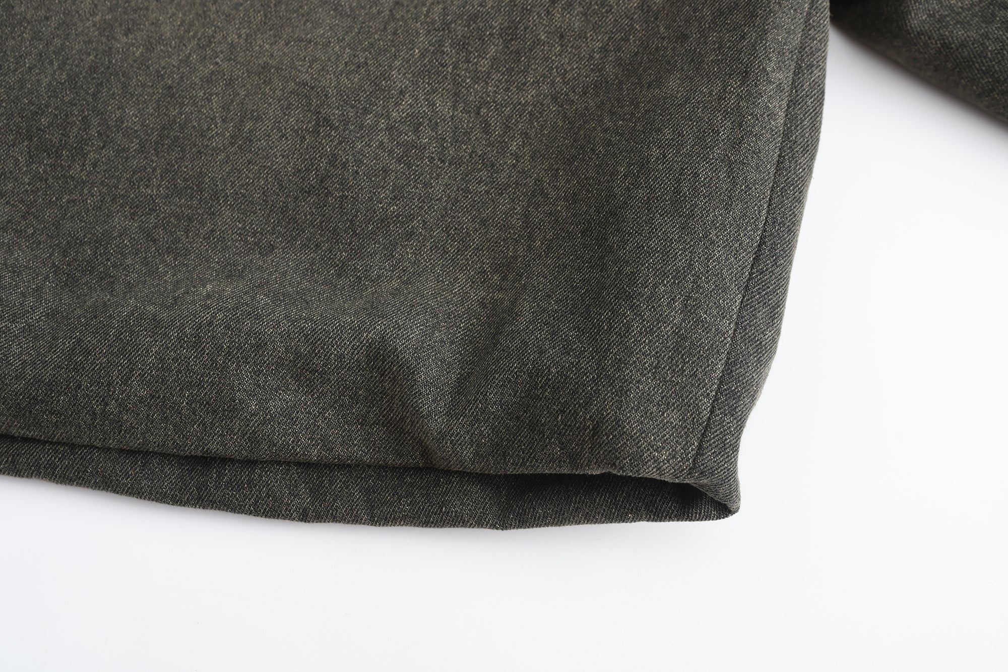 Han Patchwork Double Fleece Layer Hoodie