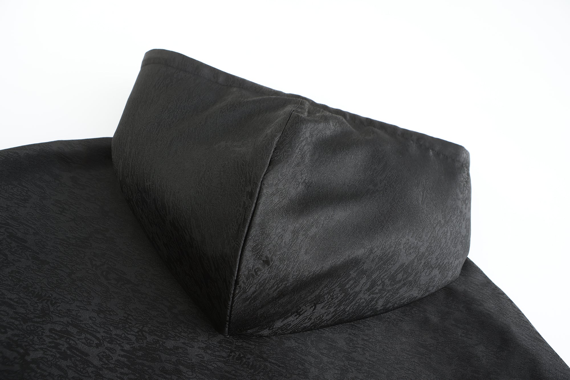 Han Patchwork Double Fleece Layer Hoodie