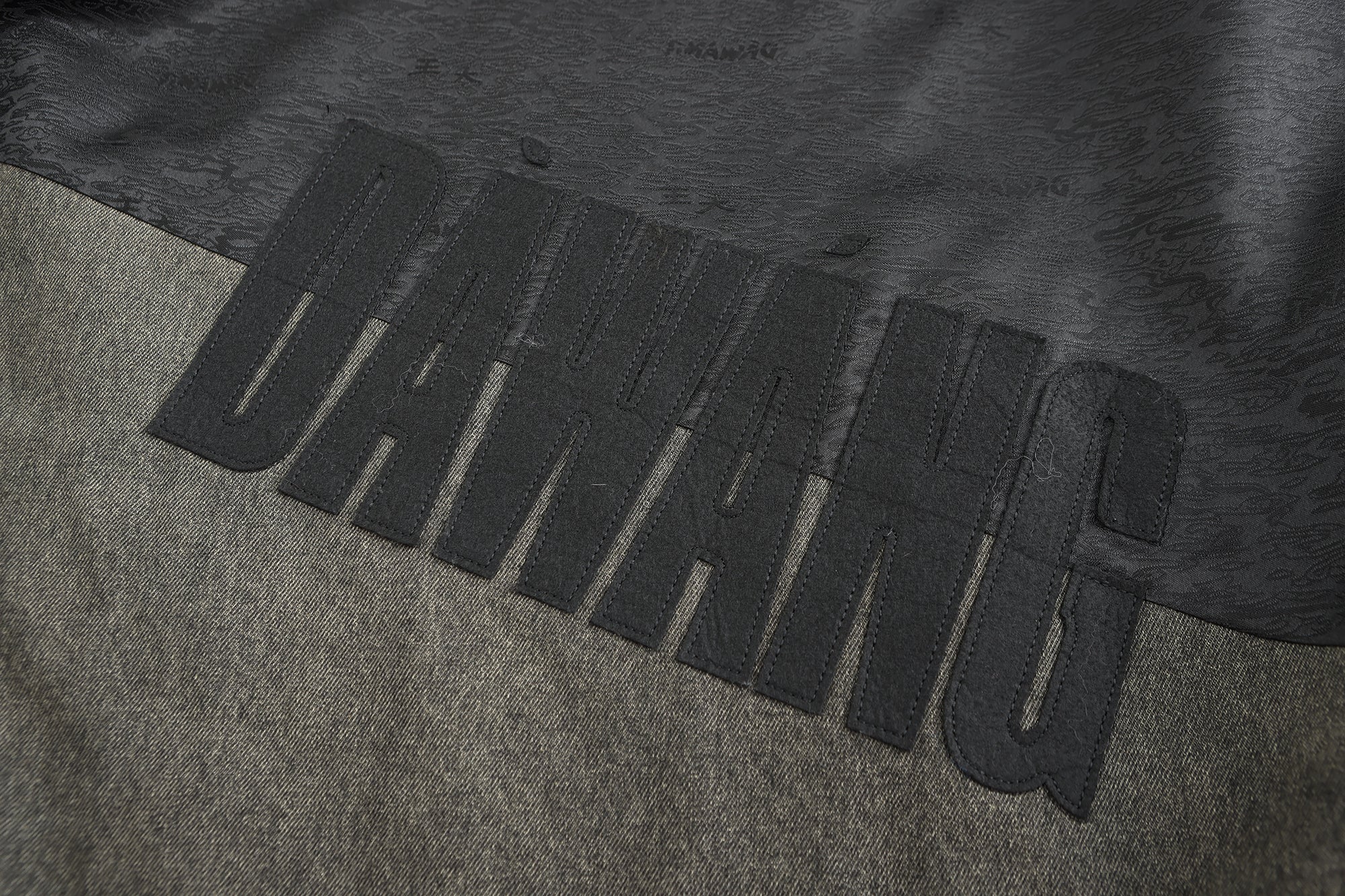 Han Patchwork Double Fleece Layer Hoodie