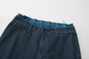 Laba Patch Denim Flared Pants