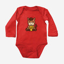 Lucky Zodiac Long Sleeve Onesie (Horse)
