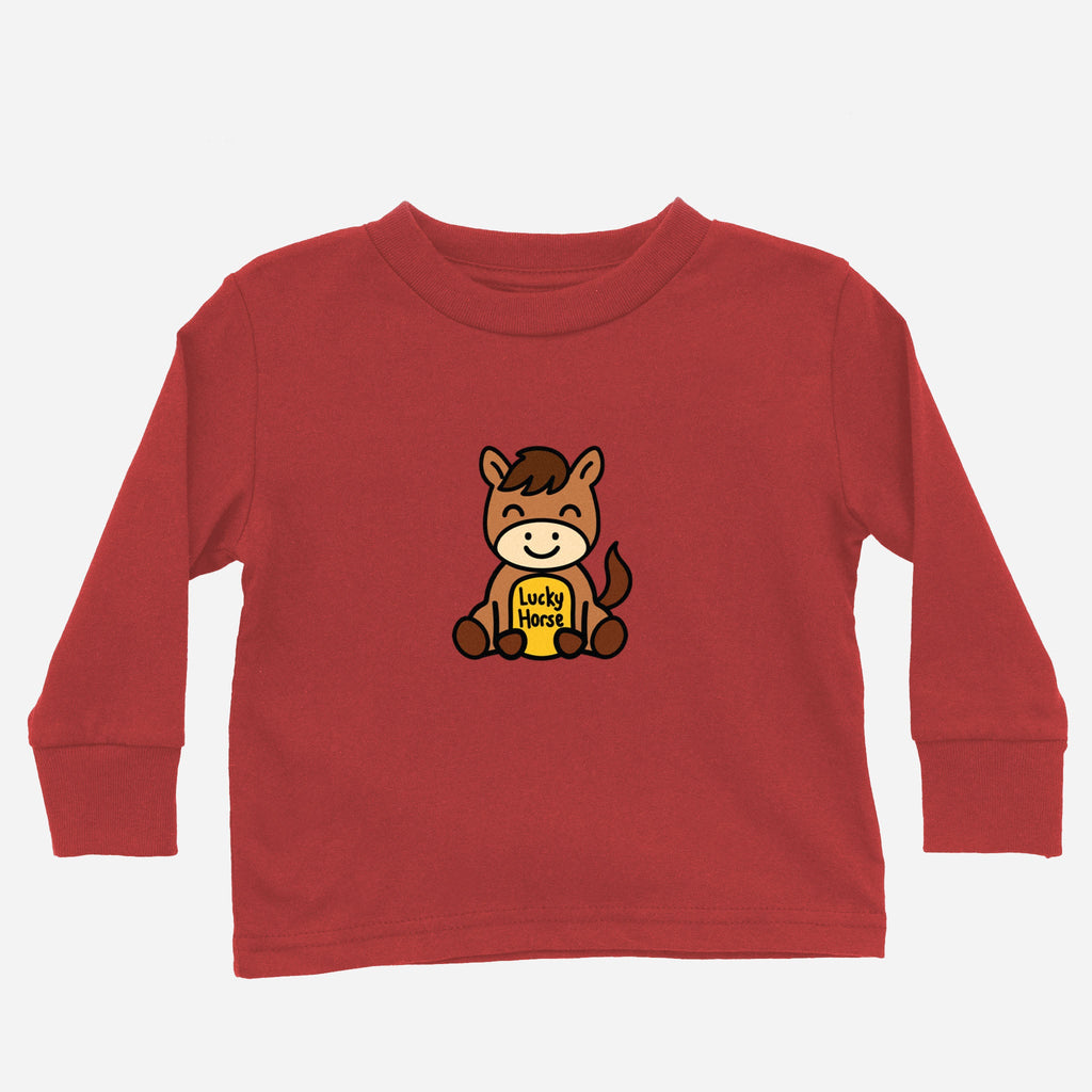 Lucky Zodiac Toddler Long Sleeve (Horse)
