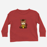 Lucky Zodiac Toddler Long Sleeve (Horse)