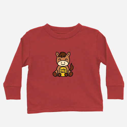 Lucky Zodiac Toddler Long Sleeve (Horse)