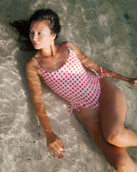 Kendall One Piece Swimsuit - Guava Gingham - Cultr. by Created for Culture asianowned aapimarketplace asianownedkids asianownedkidsproducts asianownedbrands
