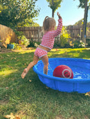 Stevie Two Piece Kids Swimsuit - Guava Gingham - Cultr. by Created for Culture asianowned aapimarketplace asianownedkids asianownedkidsproducts asianownedbrands