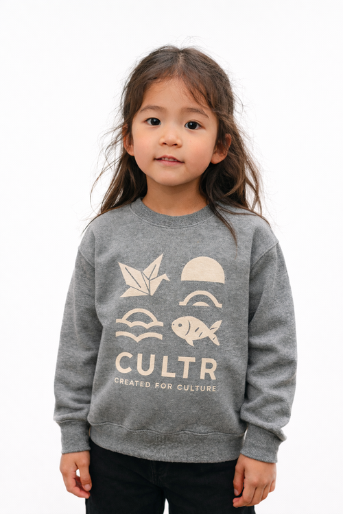 CULTR Kids Icons Fleece Crewneck