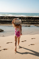 Millie One Piece Kids Swimsuit - Hibiscus Hunny - Cultr. by Created for Culture asianowned aapimarketplace asianownedkids asianownedkidsproducts asianownedbrands
