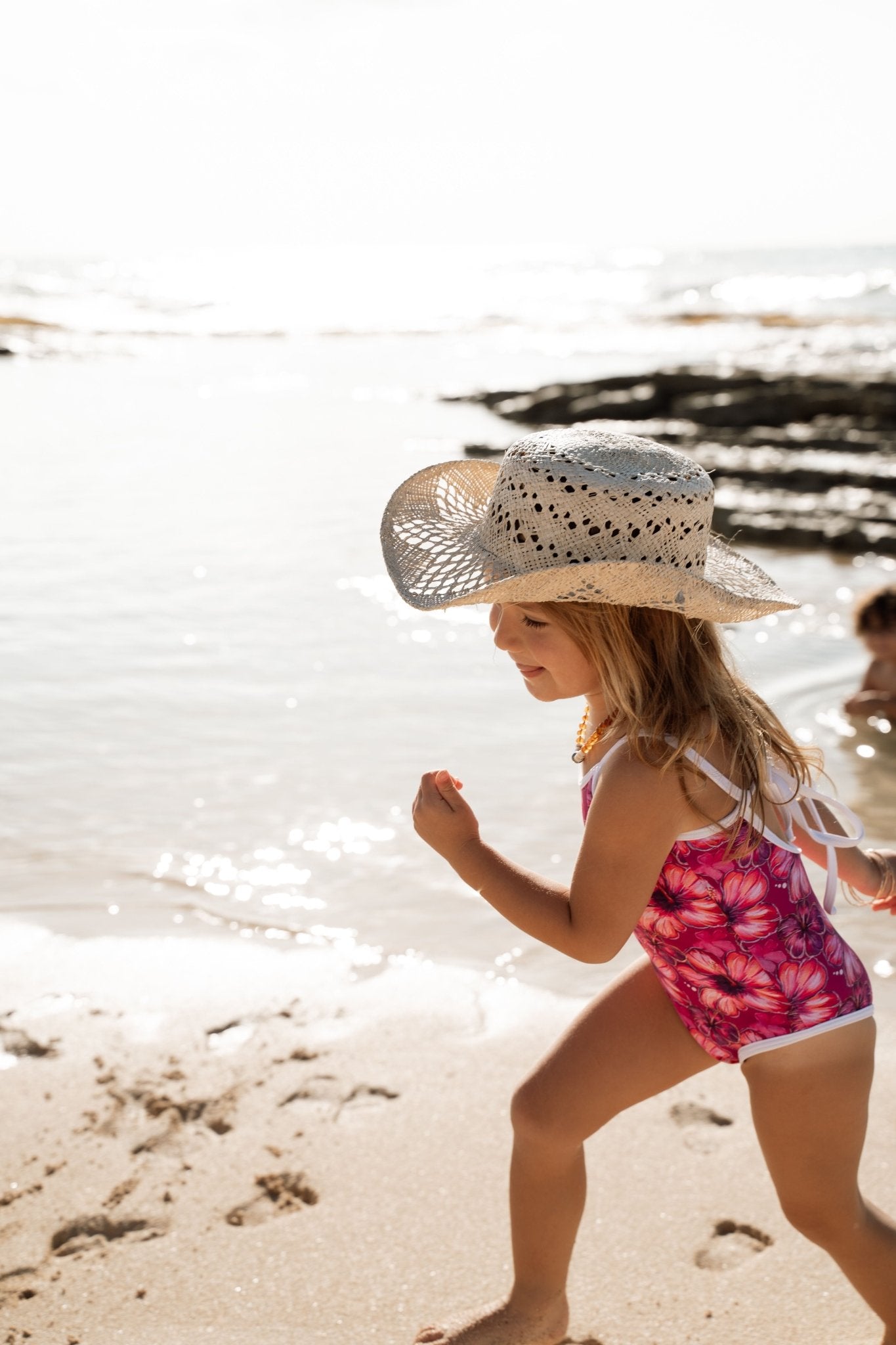 Millie One Piece Kids Swimsuit - Hibiscus Hunny - Cultr. by Created for Culture asianowned aapimarketplace asianownedkids asianownedkidsproducts asianownedbrands