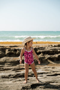 Millie One Piece Kids Swimsuit - Hibiscus Hunny - Cultr. by Created for Culture asianowned aapimarketplace asianownedkids asianownedkidsproducts asianownedbrands