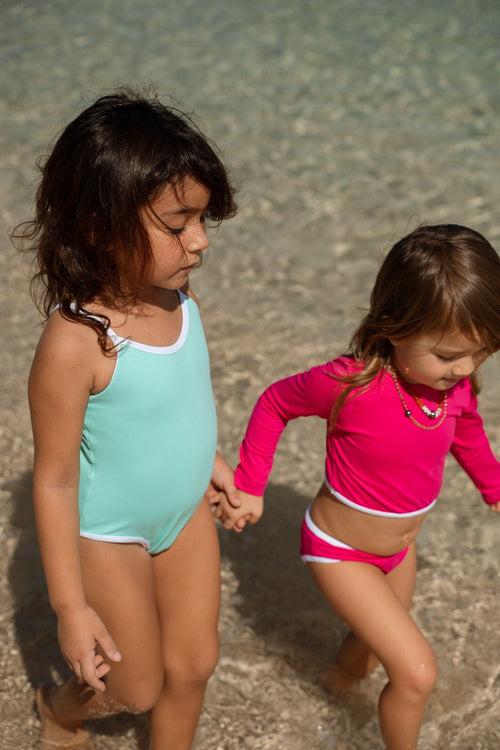 Stevie Two Piece Kids Swimsuit - Pitaya - Cultr. by Created for Culture asianowned aapimarketplace asianownedkids asianownedkidsproducts asianownedbrands