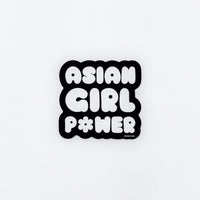 Asian Girl Power Bubble Sticker - Cultr. by Created for Culture asianowned aapimarketplace asianownedkids asianownedkidsproducts asianownedbrands