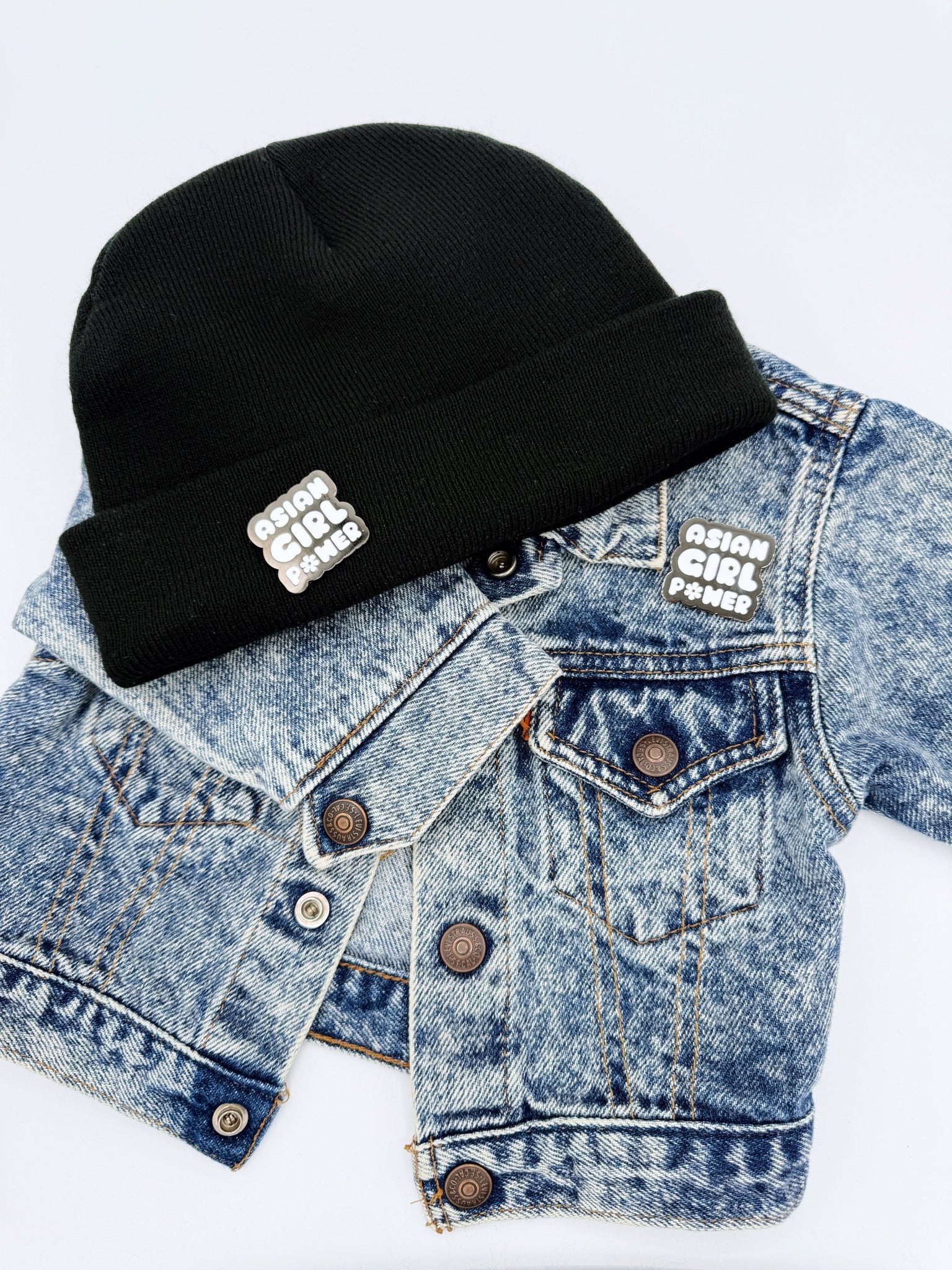 Asian Girl Power Bubble Pins - Cultr. by Created for Culture asianowned aapimarketplace asianownedkids asianownedkidsproducts asianownedbrands