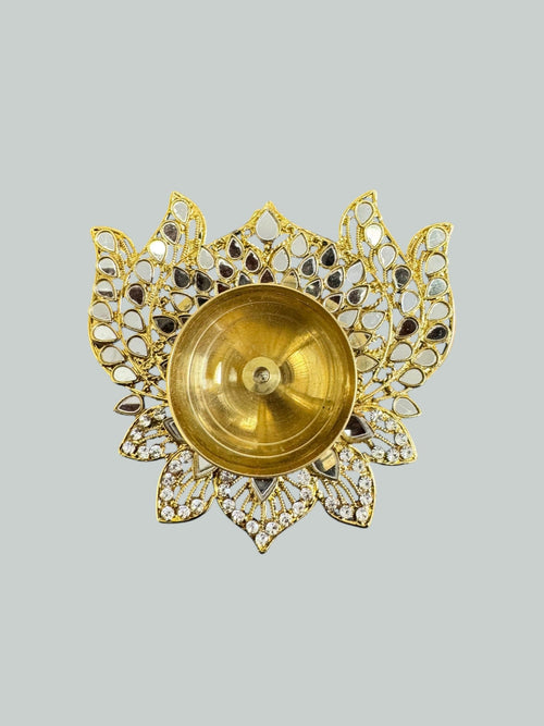 Mirror Akhand Diya's in Different Shapes