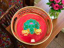 Designer Floral Print Tray Set