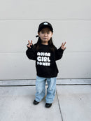 Asian Girl Power Bubble Sweatshirt - Cultr. by Created for Culture asianowned aapimarketplace asianownedkids asianownedkidsproducts asianownedbrands