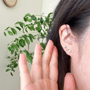 Flat Back- Teeniest Tiniest Wish Upon A Star Earring Studs